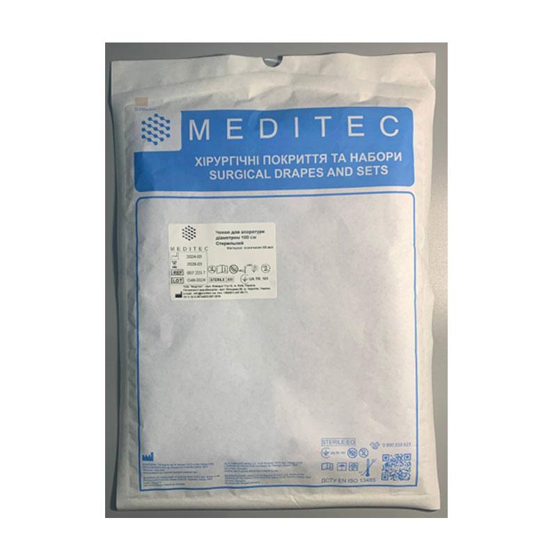 Чохол для апаратури діаметром 100 см «Meditec®», матеріал поліетилен – 60 мкм. Стерильний